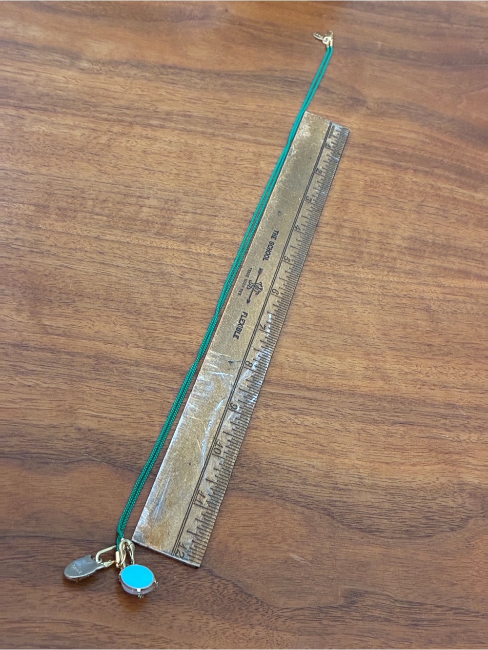 EUC Clare V. Green Chain with Two Charms - Picture 4 of 4